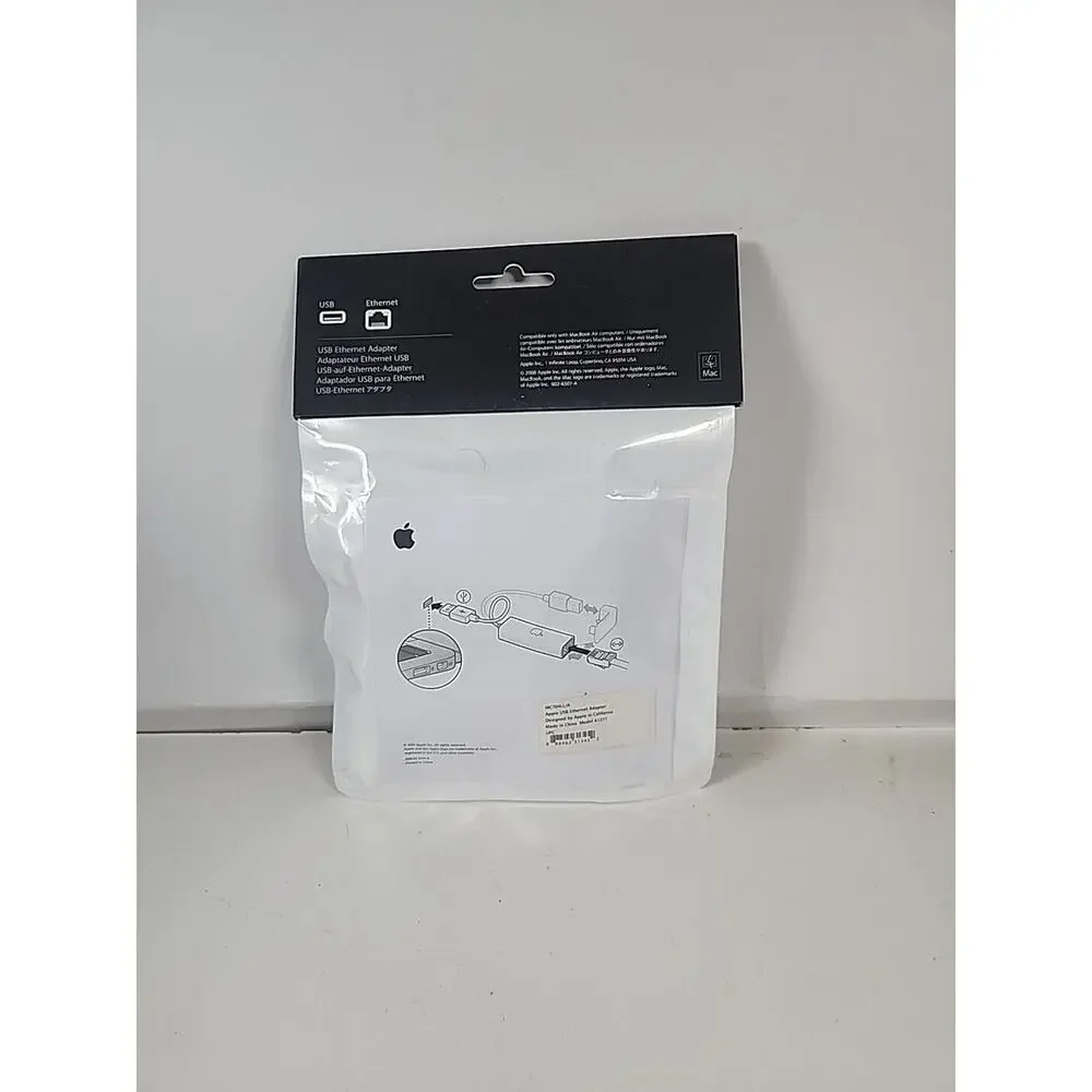 NEW Apple A1277 USB Ethernet Adapter MC704LL/A Connector